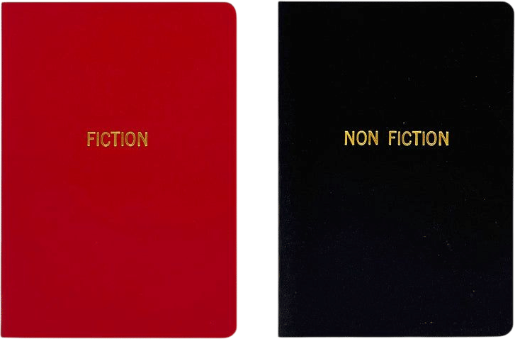 Fiction + Non Fiction notebooks at Book/Shop