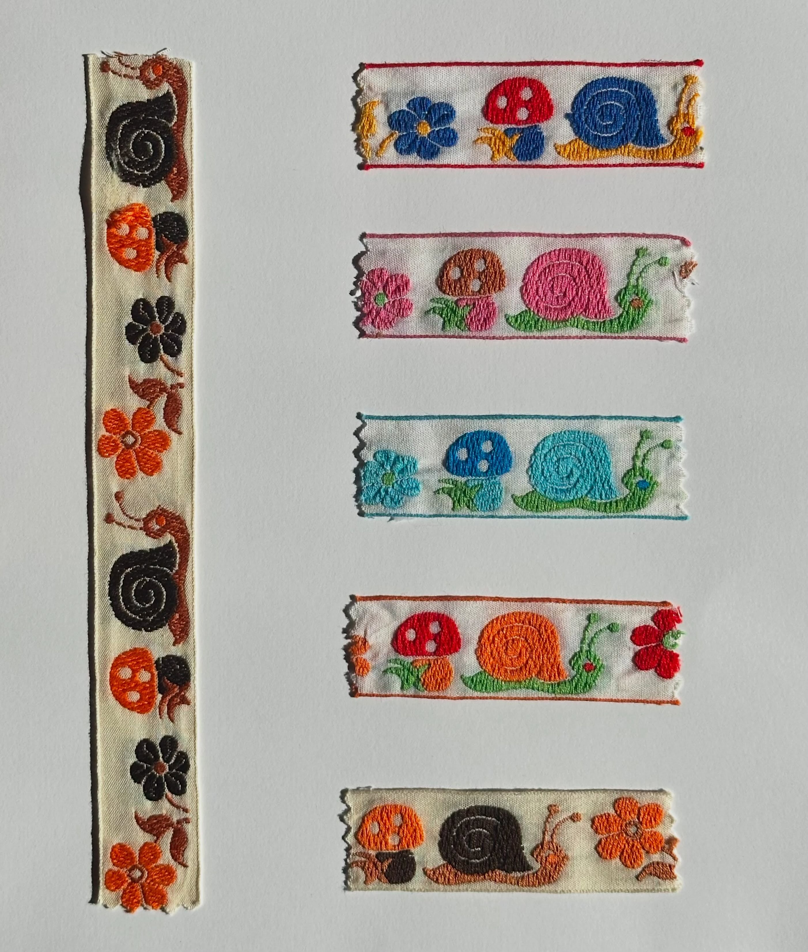 Vintage snail ribbons!