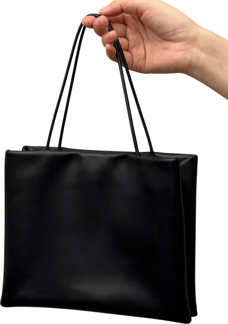 Minimal Top Handle Bag