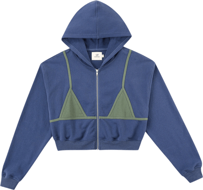 Bikini Bod Zip-up Sweatshirt