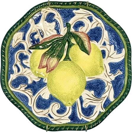 Florentine Fruit Lemon Canape Plate