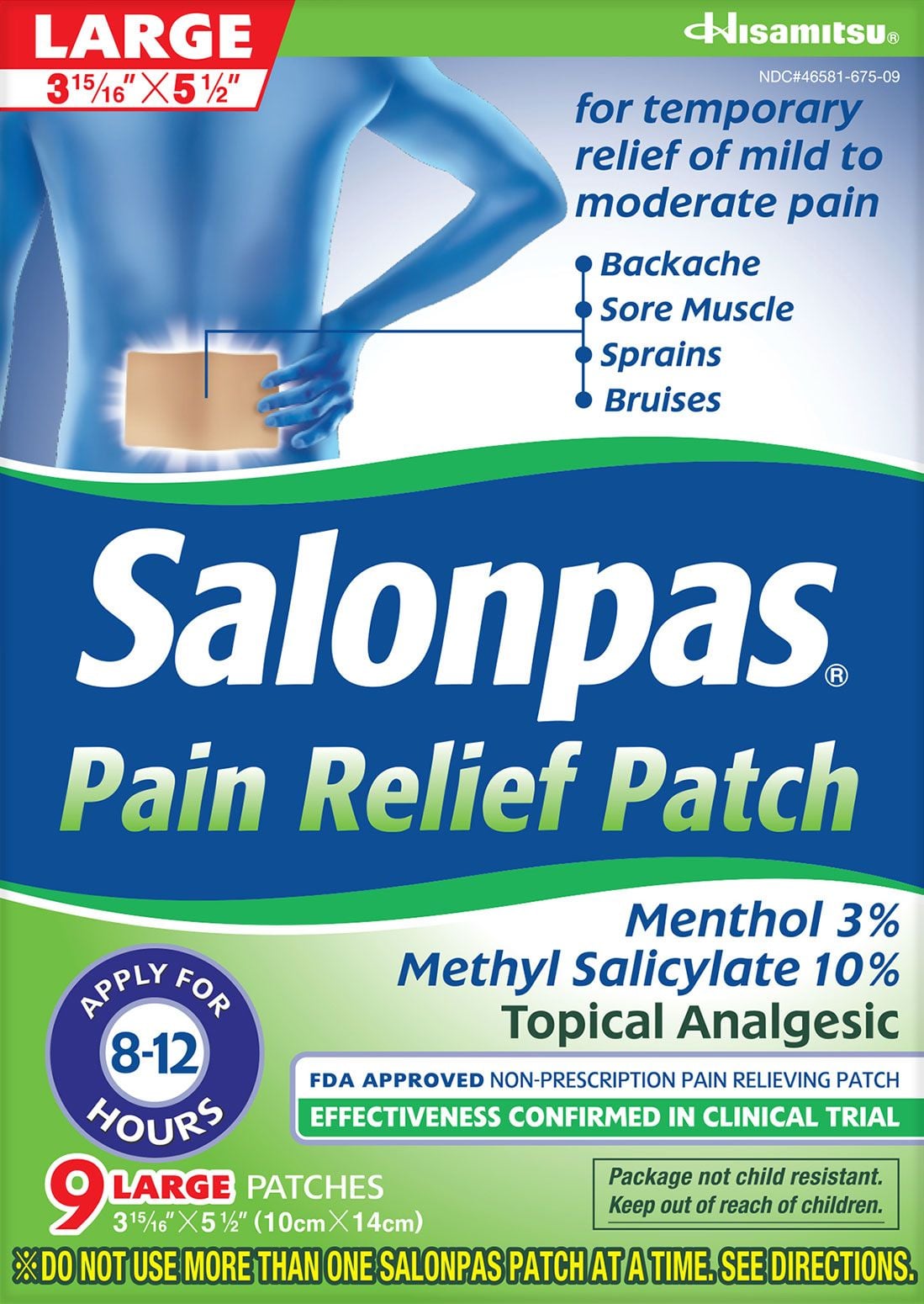 Salonpas menthol patches