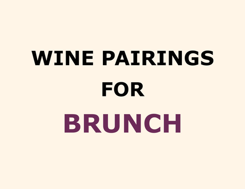 Wine Pairings: BRUNCH