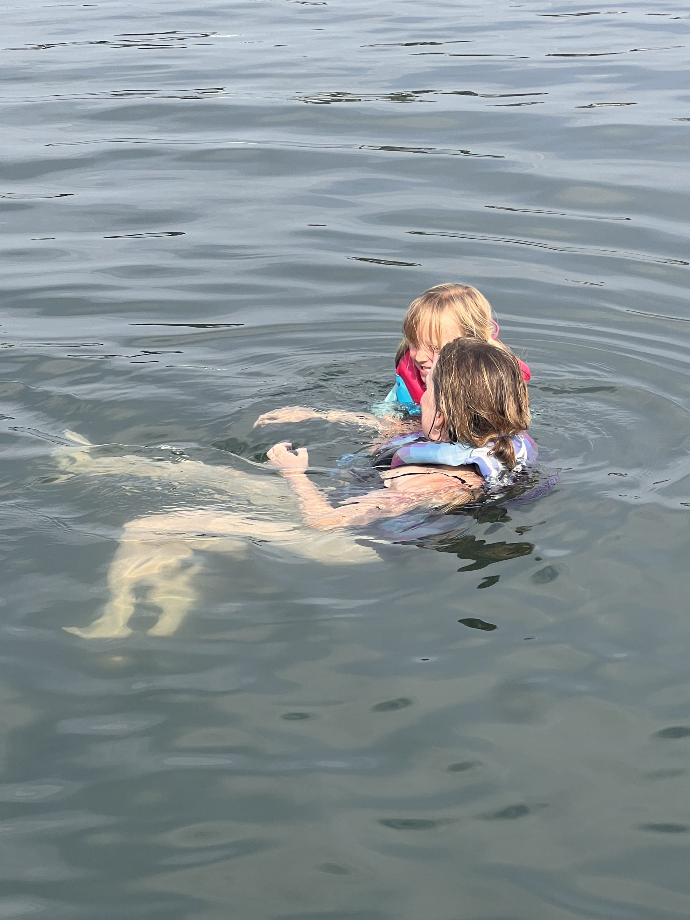 Going for a swim (or at least getting in the water)