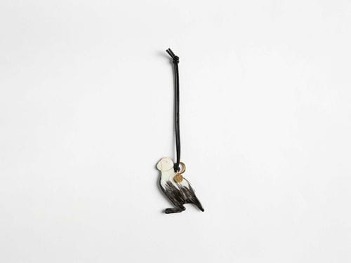 Horn-Crafted Puffin Charm