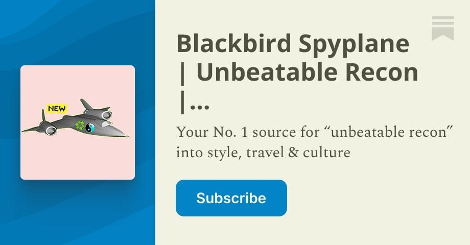 Blackbird Spyplane