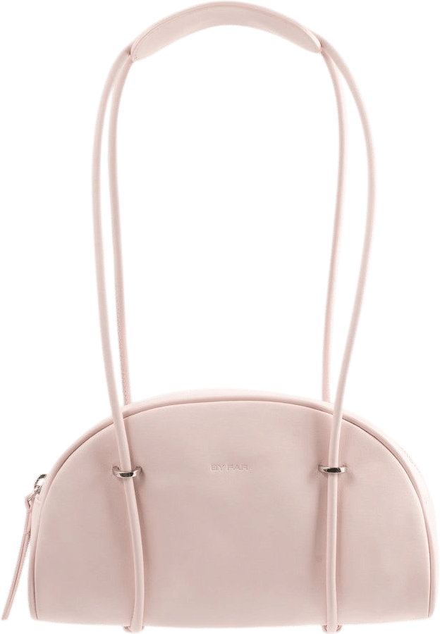 Kimberly Bowler Baby Pink Nappa Leather Shoulder Bag