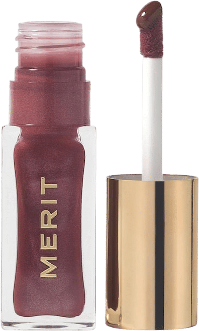 Merit Shade Slick Hydrating Tinted Lip Oil in Tabby