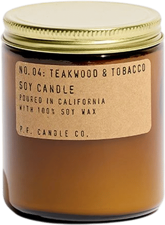 P.F. Candle Co. Teakwood & Tobacco Candle