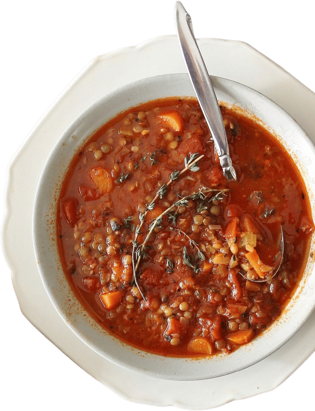 Spicy Tomato Fennel Lentil Soup Recipe