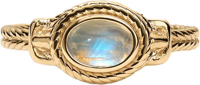 ancient heirloom moonstone ring by common era