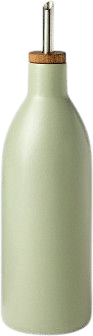 Ceramic Oil Pour Bottle Green - Figmint