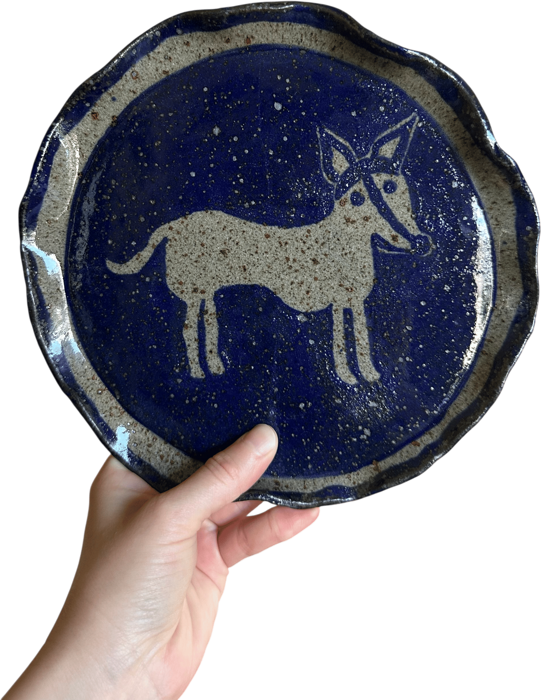 Custom Ceramic Dog Plate