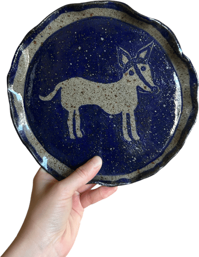 Custom Ceramic Dog Plate