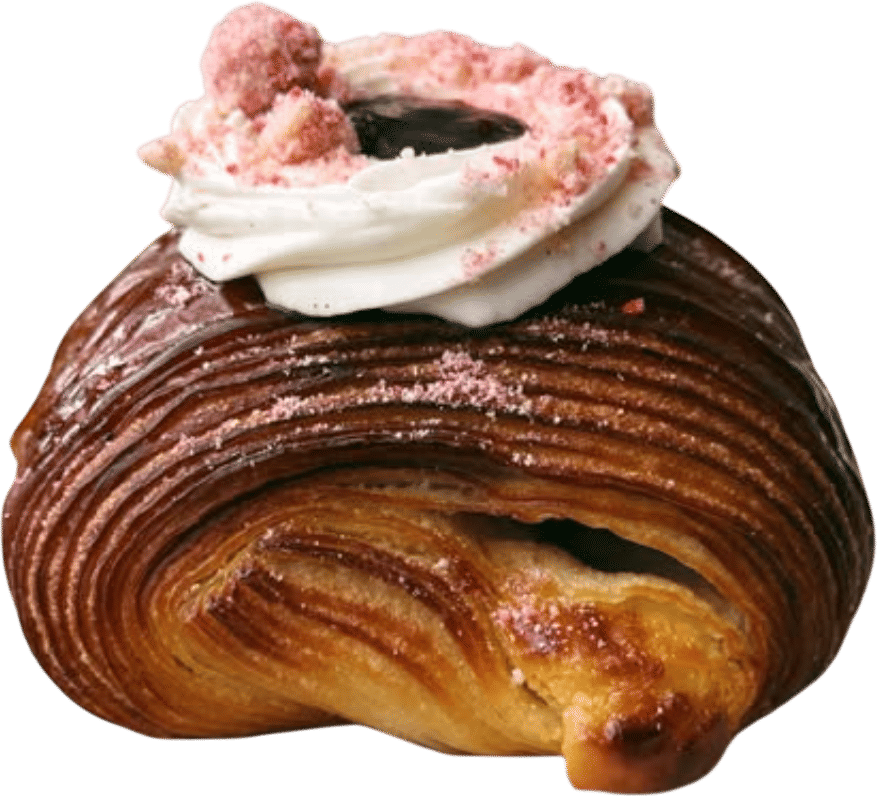 strawberry shortcake croissant