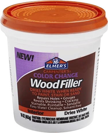 Elmer's Carpenter's Color Change Wood Filler, White (E917)