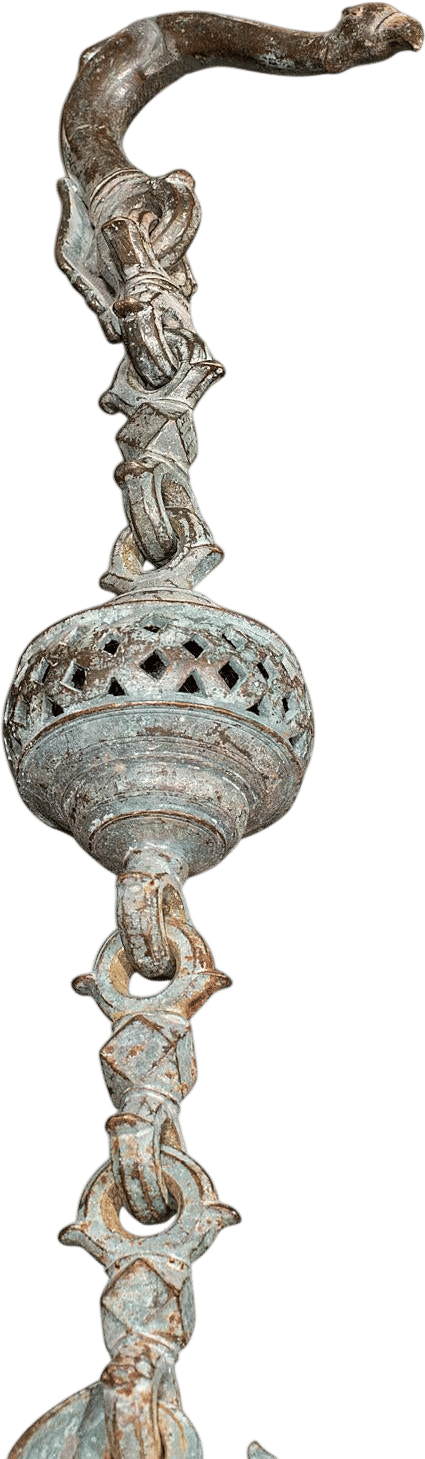 Victorian Indian Bronze Ceremonial Burner 