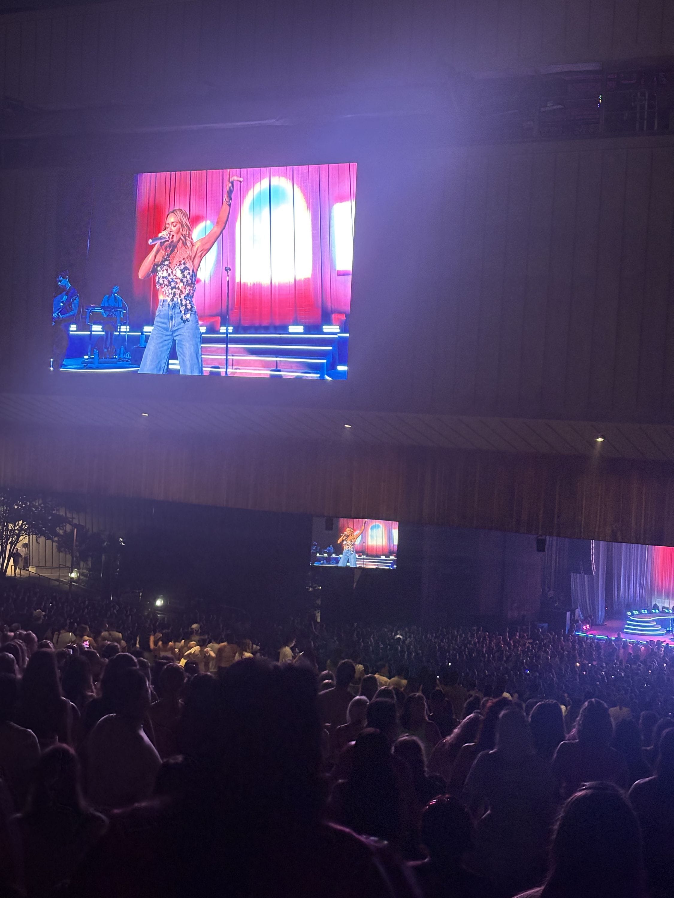 Seeing Hilary Duff in concert!