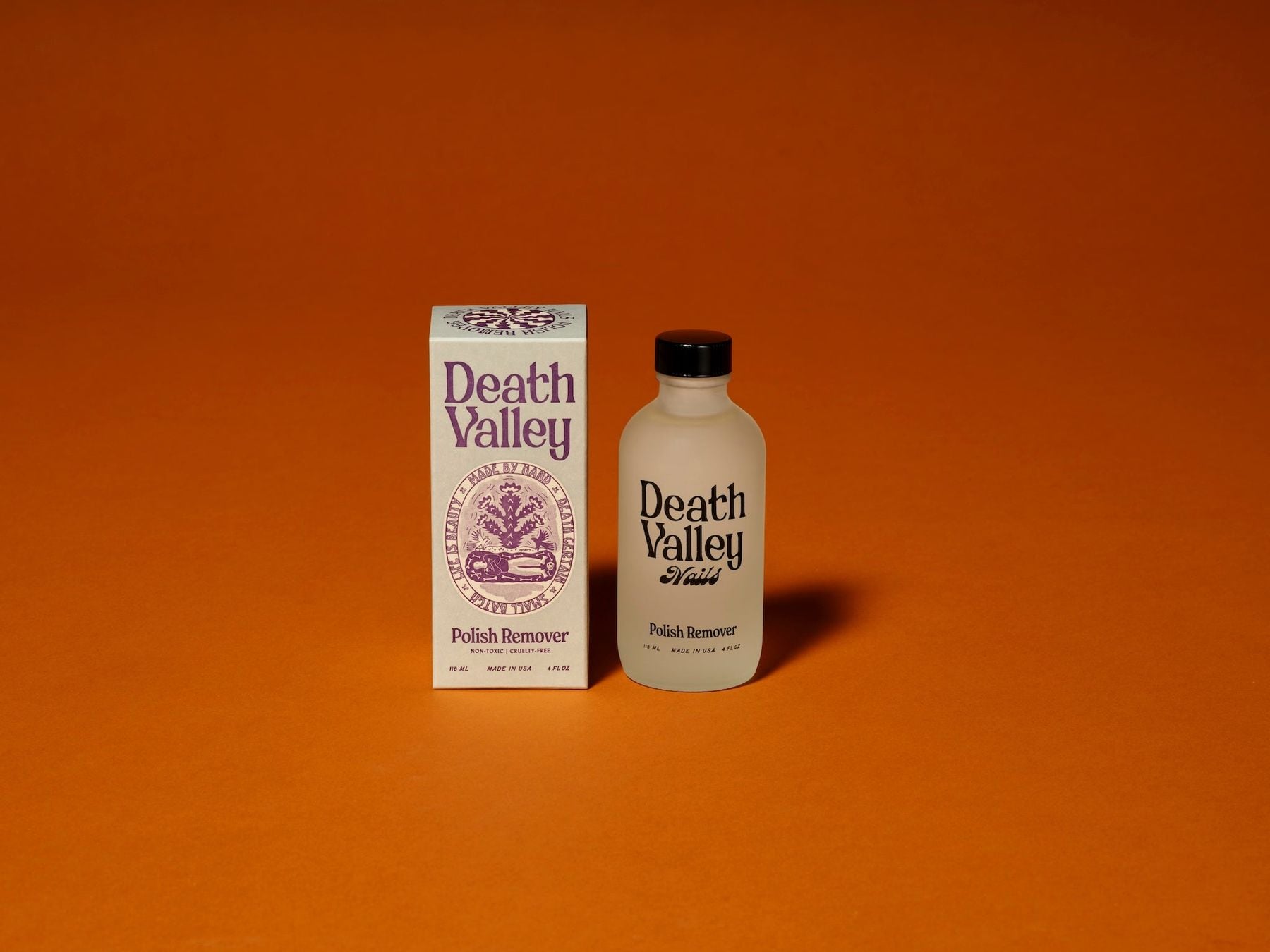 Nail Polish Remover in orange blossom & jasmine from Death Valley Nails