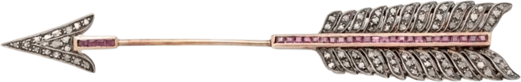 Art Deco Arrow Pin