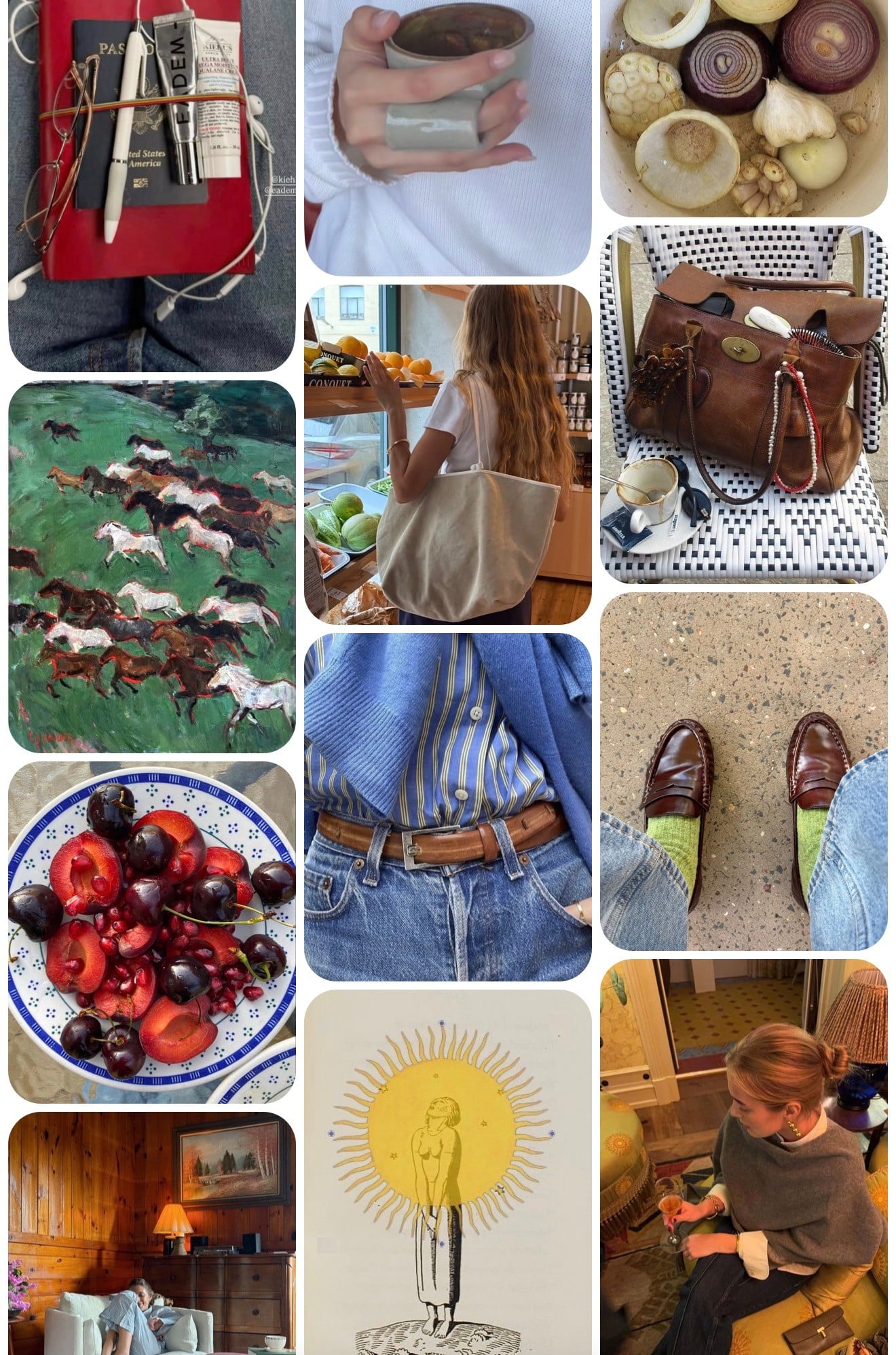 making a Pinterest board for autumn