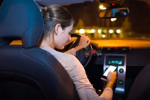 scrolling for a few minutes before you get out of the car