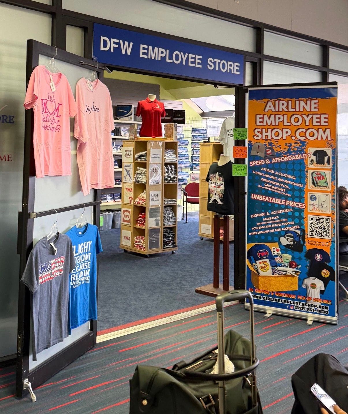 The DFW Employee Store at the DFW Intl. Airport