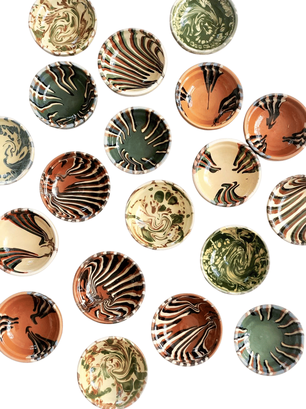 Kaleidoscope Ceramic Finger Bowls