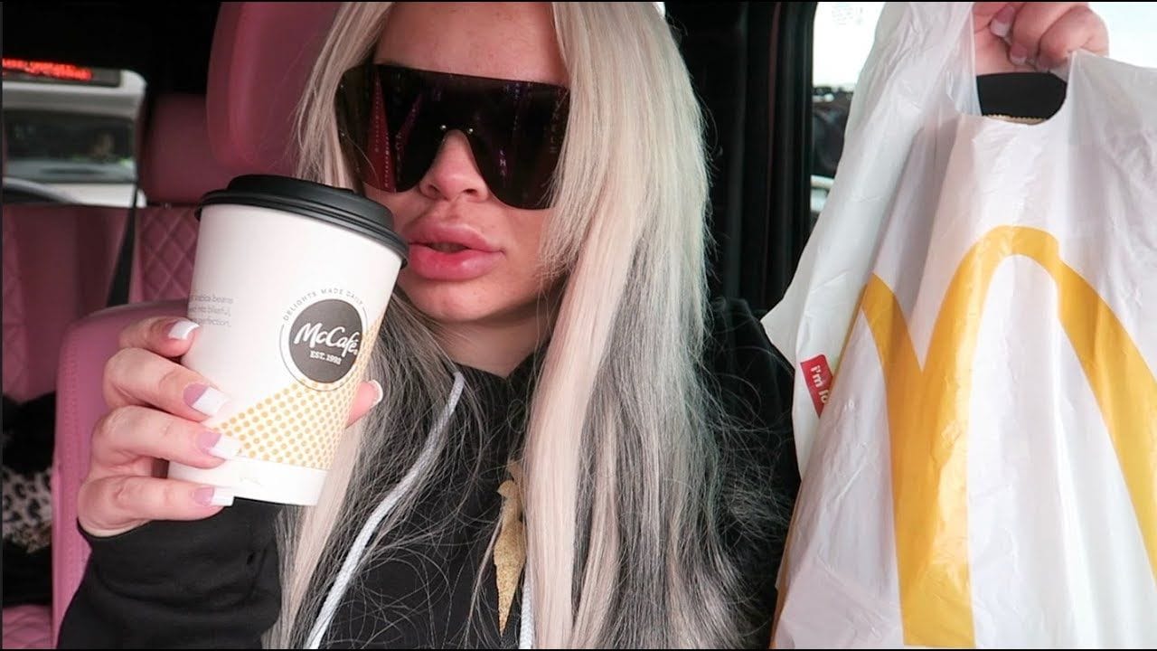 Trisha Paytas Hangover McDonald's Mukbang