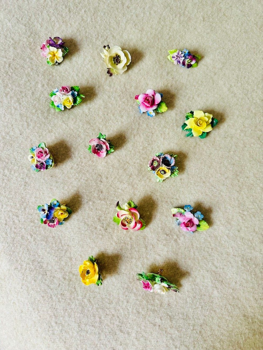 Floral Sculpture Brooch