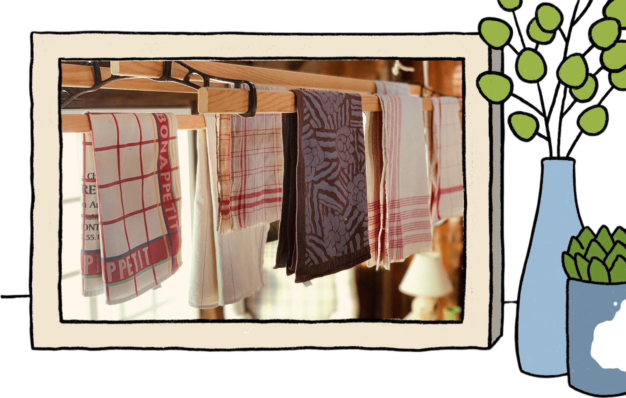 french kitchen towel
