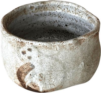 Antique Japanese Shino Ware Chawan Tea Bowl