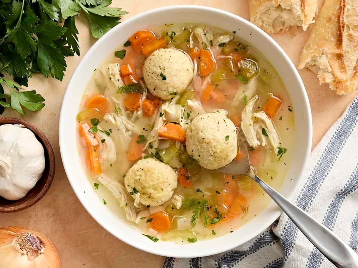 matzo ball soup!