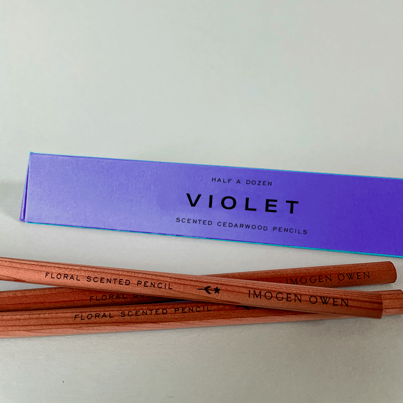 Violet Scented Pencils - Imogen Owen