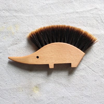 Hedgehog Table Brush