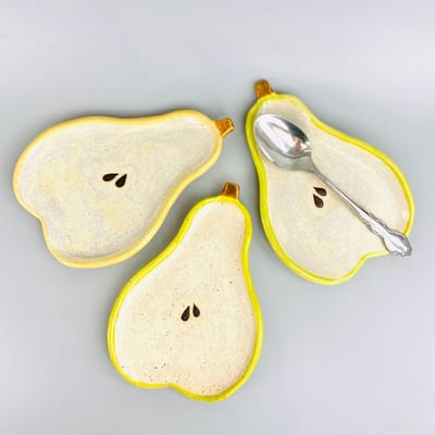 Ceramic Pear Spoon Rest