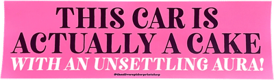Having an Unsettling Aura Bumper Sticker