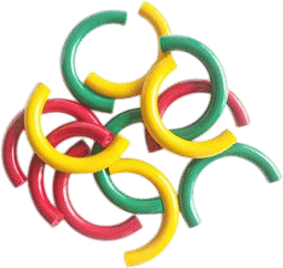 80's puffy cabinet handles