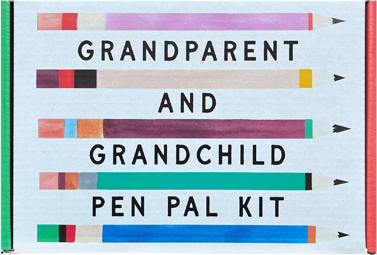 Grandparent/grandchild penpal kit