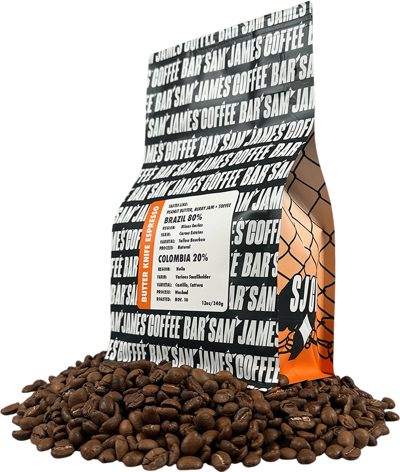 sam james coffee bar butter knife espresso