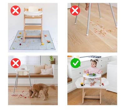 The 'Catchy' High Chair Food Catcher