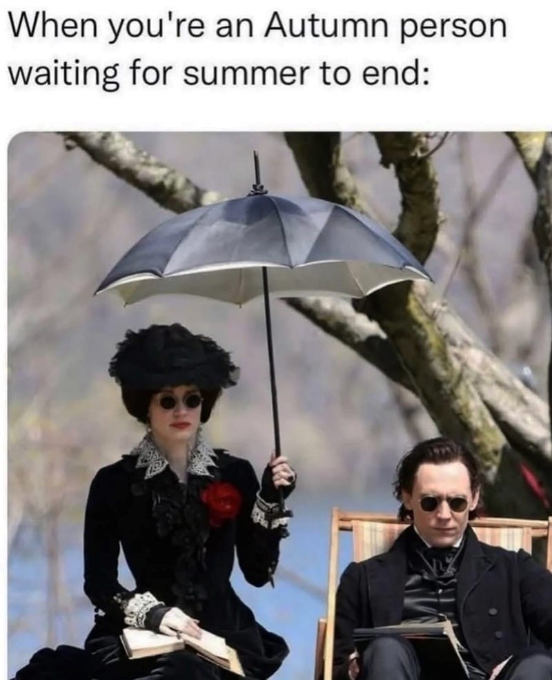 Being an autumn person