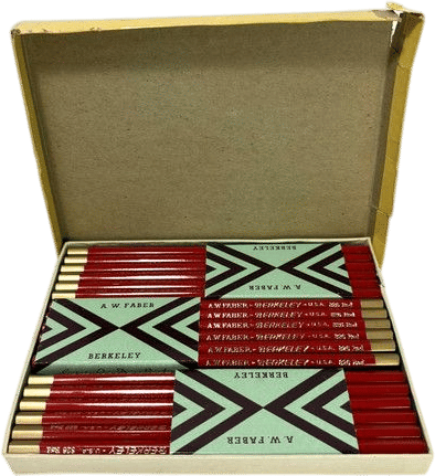 A.W. Faber Berkeley Pencils (3 doz, Thin Red Lead, Hexagon 826)