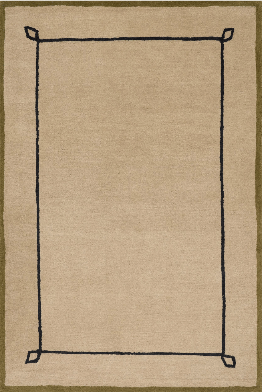 Serge Bordered Wool Rug