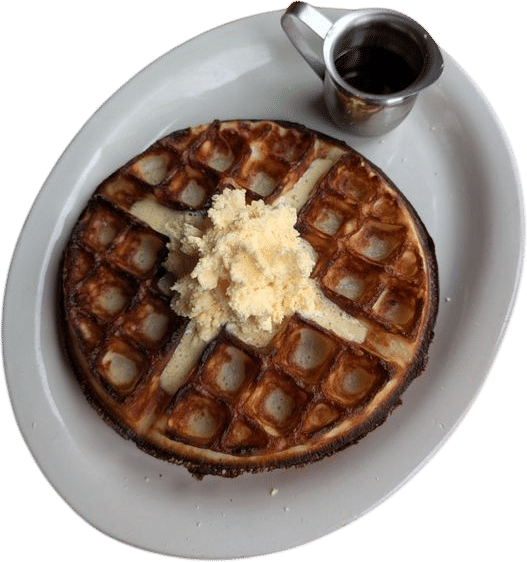The bibingka waffle at Manong