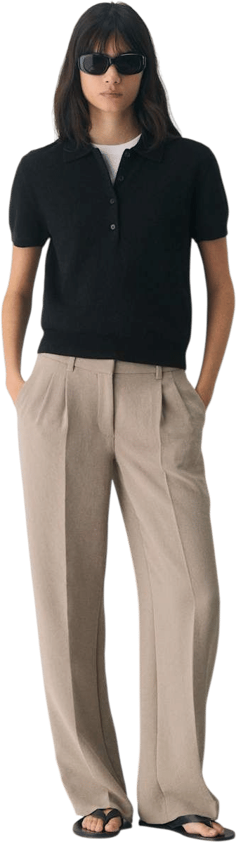 Aritzia The Effortless Pant™ Lo-Rise - Crepette™