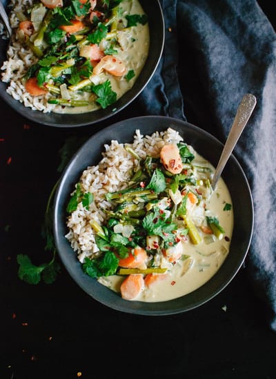 Thai Green Curry with Spring Vegetables Recipe