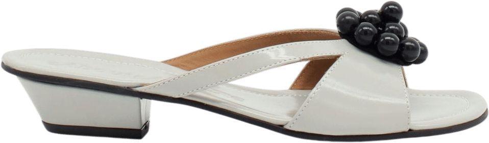 Flora Grey Slip-on Sandal