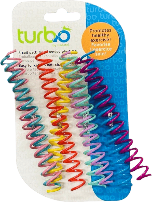 Turbo Springs Interactive Cat Toys, 8-Pack
