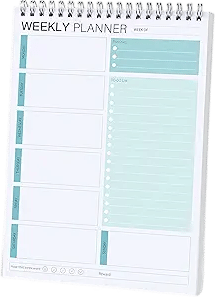 KAICN Weekly Planner Notepad (Green)
